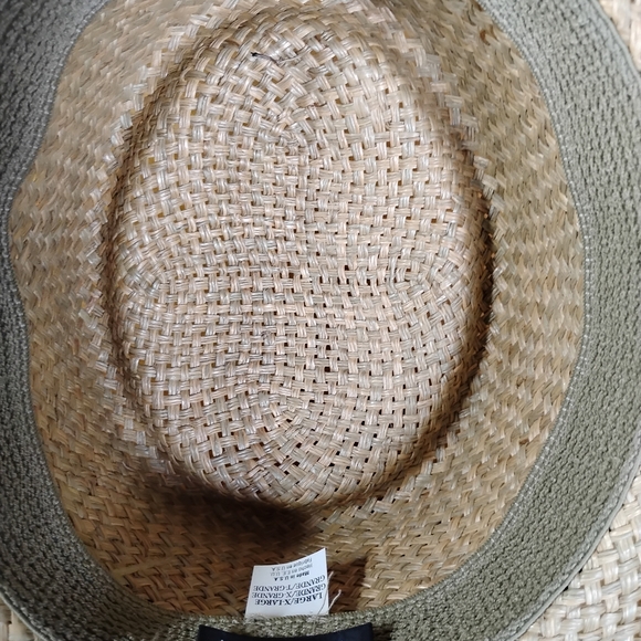 Ashworth Natural Straw Hat With Golf Design - Picture 5 of 7